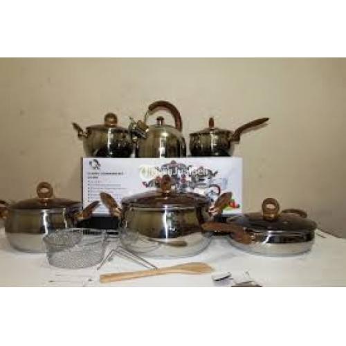 Panci Set Ox Eco Cookware Stainless Steel Oxone Harga Murah Di