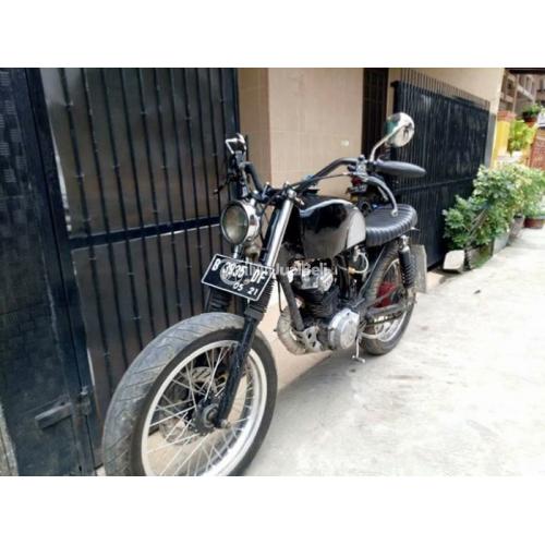 Motor Honda GL 100 Modif Custom Japstyle Bekas Second Harga Murah Di