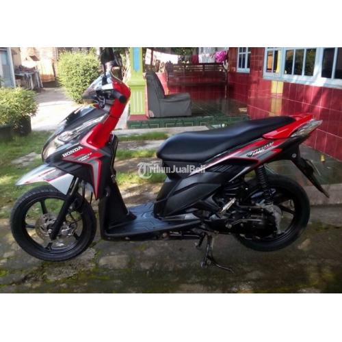 Honda Vario CW CBS Tahun 2011 Merah Abu Di Abu Surat Komplit Motor