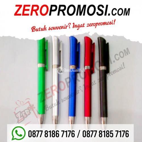 Souvenir Elegan Pulpen Promosi Di Pen Kombinasi Plastik Metalik