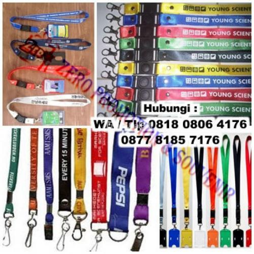 Tali ID Card Printing Sablon Di Produsen Lanyard Di Tangerang Tribun