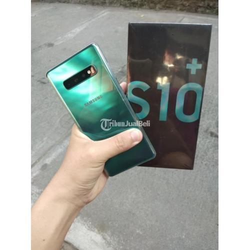 Samsung Galaxy S10 8 128 Prism Green SEIN Bekas Bagus Mulus Fullset No