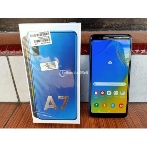 HP Samsung A7 2018 Bekas Android Ram 4GB Murah Triple Kamera Lengkap