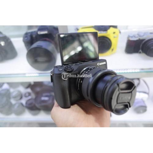 Kamera Mirrorless Murah Canon M Bekas Lensa Kit Normal Lengkap Di