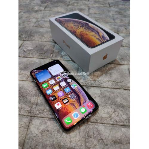 HP IPhone XS Max 256GB Gold Bekas Mulus Normal Fullset Di Semarang