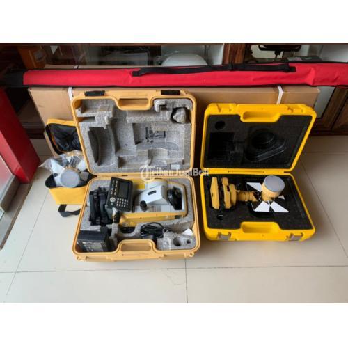 Total Station Topcon ES 62 Bekas Fullset Aksesoris Fungsi Normal Di