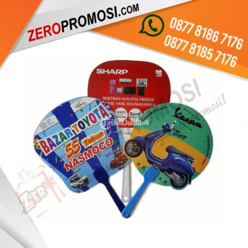 Kipas Promosi Pvc Cetak Printing Full Color Souvenir Di Tangerang