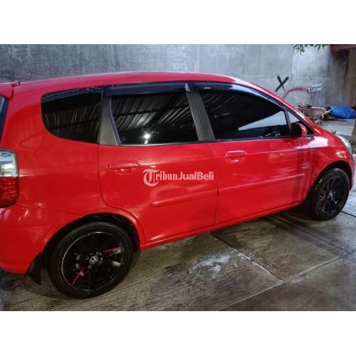 Mobil Honda Jazz AT 2004 Merah Seken Surat Lengkap Normal Siap Pakai Di