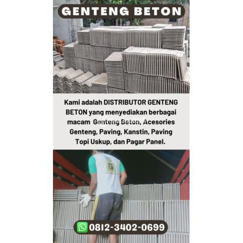 Pabrik Genteng Minimalis Beton Di Surabaya Tribun JualBeli