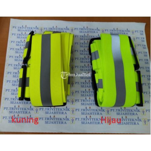 Rompi Karet Vest Safety Vest Rubber Reflective Elastic V Shape Di