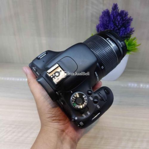 Kamera Canon 600D Lensa Kit 18di55mm IS II Second Fullset Bisa COD Di