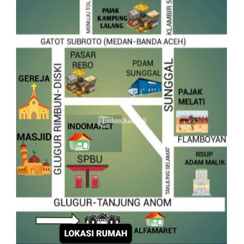 Jual Take Over Kredit Rumah Subsidi Di Daerah Sei Glugur 10 Menit Ke RS