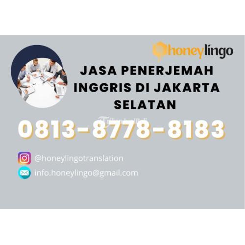 Jasa Penerjemah Bahasa Inggris Honey Lingo Di Jakarta Selatan