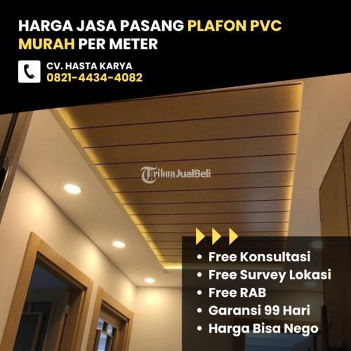 Jasa Pasang Plafon PVC Per Meter Sidoarjo Surabaya Di Sidoarjo Tribun