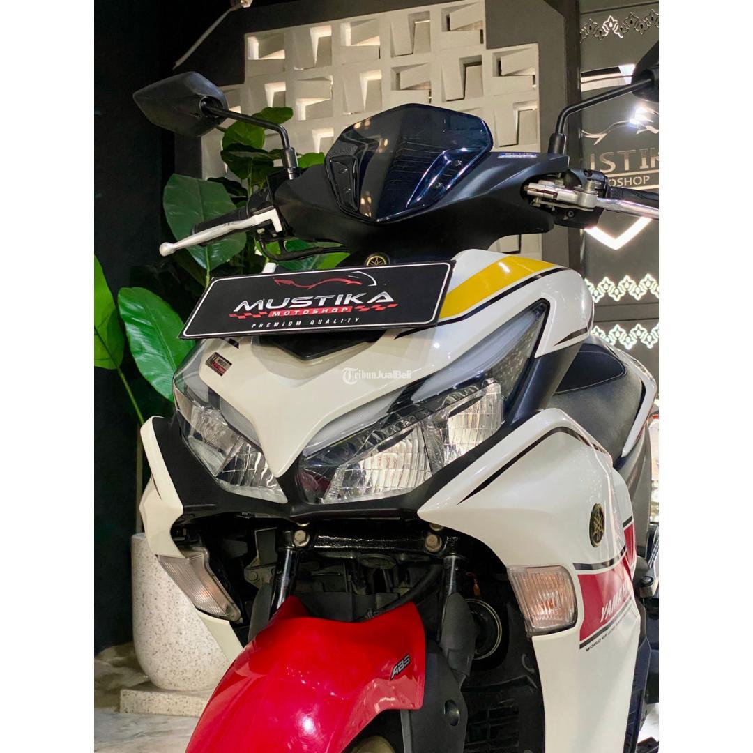 Motor Yamaha AEROX 155 WGP ABS 2021 Bekas Warna Putih Bisa TT Di