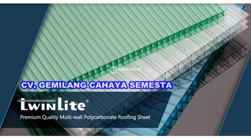 Atap Polycarbonate Twin Wall Twinlite Mm Di Sidoarjo Tribun Jualbeli