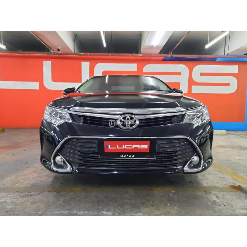 Mobil Bekas Toyota Camry 25 V 2018 Warna Black Plat Genap Di Jakarta