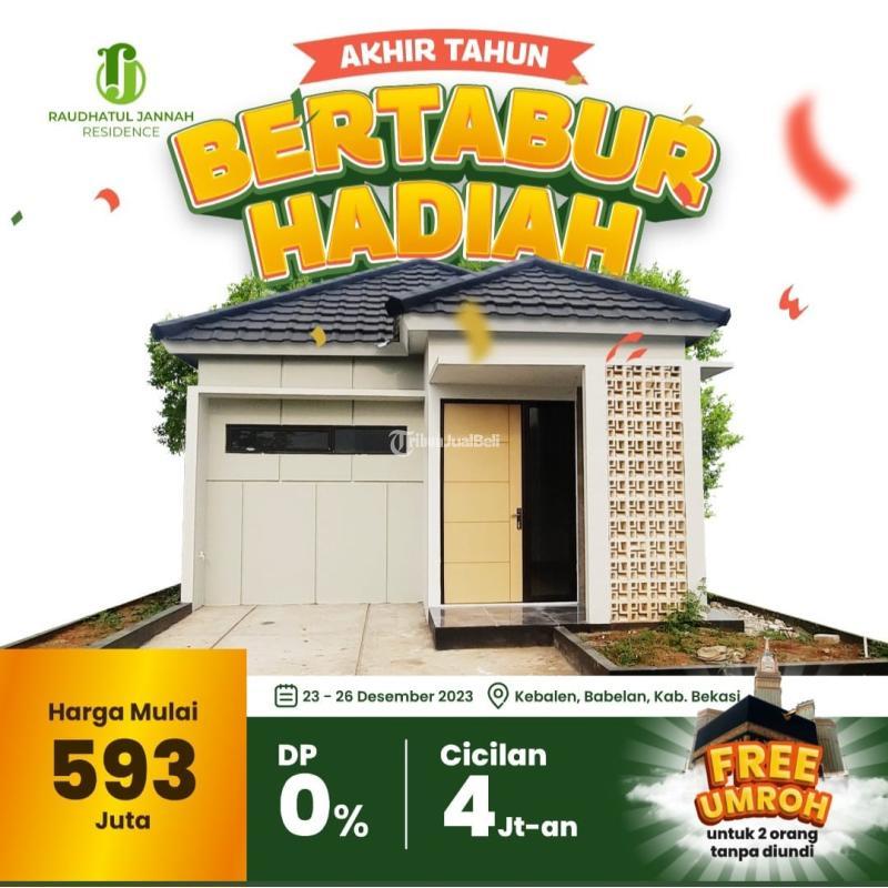 Jual Rumah Cluster Babelan Kt Km Promo Umroh Menit Ke