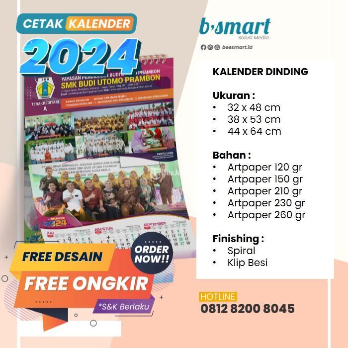 Jasa Cetak Kalender Dinding Krian Di Sidoarjo Tribun Jualbeli