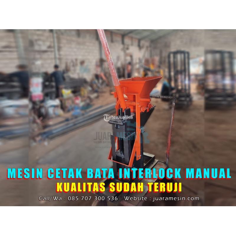 Mesin Bata Interlock Manual Sangat Berkualitas Di Surabaya Tribun