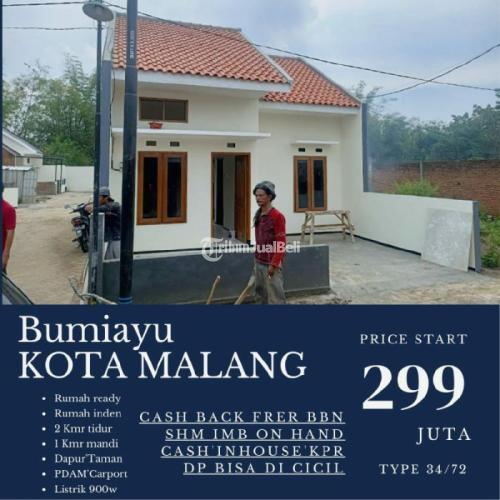 Dijual Rumah Murah Ready Unit LT 72 LN 34 2KT 1KM SHM Di Malang