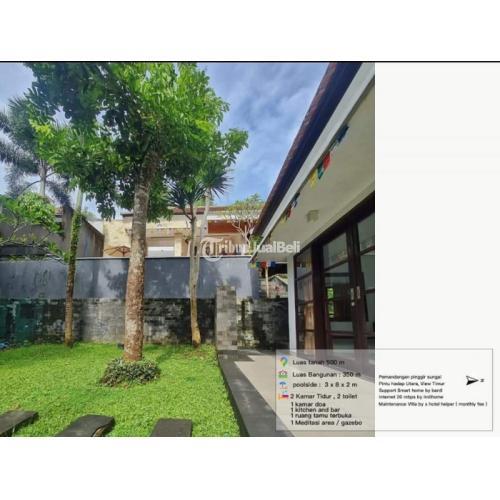 Super Luxury Villa Modern View Sungai Dan Sawah Di Tabanan Tribun