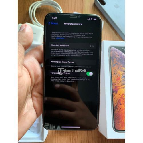 HP IPhone XS Max 256 GB Bekas Siap Pakai Mulus Fullset No Minus Harga