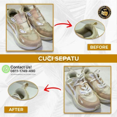 Cuci Sepatu Terdekat Setrika Areng Boutique Laundry Di Bogor Tribun