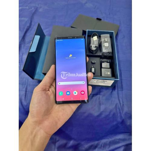 HP Samsung Note 9 Black 6 128GB SEIN Bekas Mulus Lengkap Normal Di