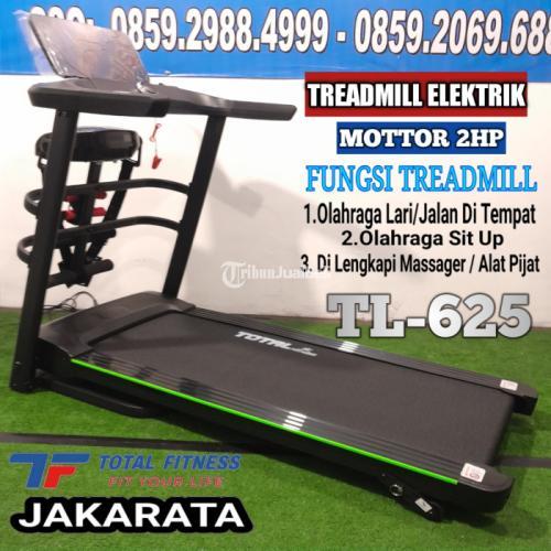 Treadmill Elektrik Multi Fungsi Tldi Mesin Hp Total Fitness Di