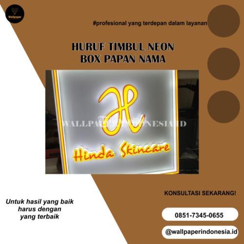 Huruf Timbul Neon Box Papan Nama Di Malang Tribun Jualbeli