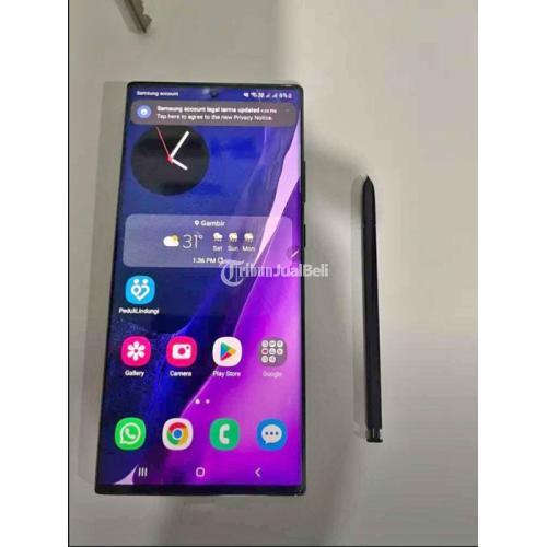 HP Samsung Note 20 Ultra Bekas SEIN 5G RAM 12 256GB Mulus Nominus