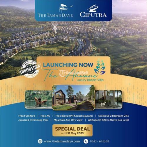 Dijual Rumah Villa Di Taman Dayu Pandaan Tipe Alyeska Di Pasuruan