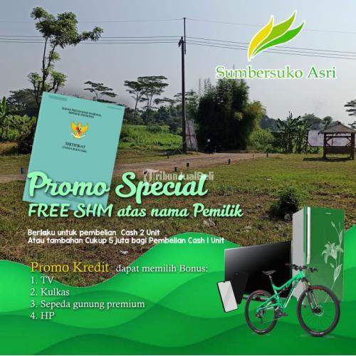 Jual Tanah Kavling Villa Promo Heboh Bonus Free SMH Di Sumber Suko Asri