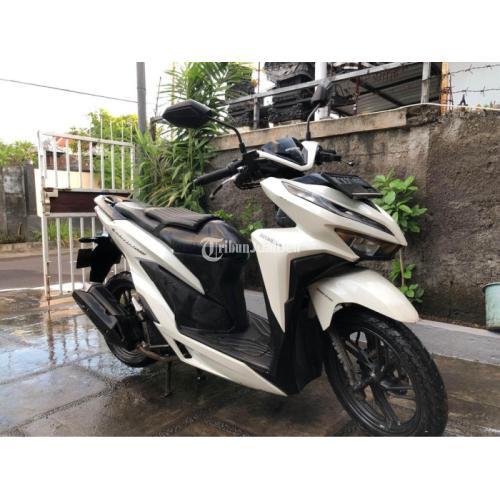 Motor Honda Vario Techno 150 2018 Putih Bekas Surat Lengkap Pajak Jalan