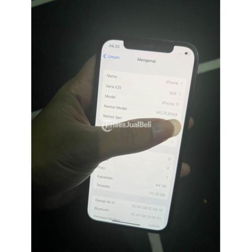 Hp Apple Iphone Hitam Gb Bekas Resmi Ibox Mulus Nominus Di Jakarta