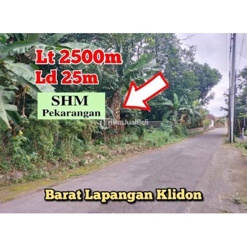 Jual Tanah Utara Jalan Besi Jangkang Barat Lapangan Klidon Pppg