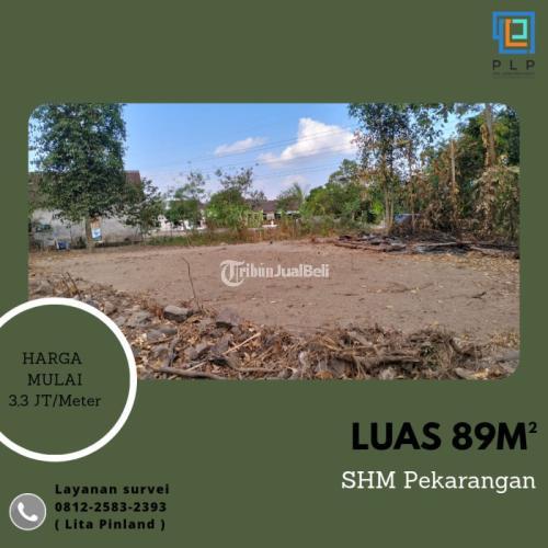 Jual Tanah Kavling Pekarangan Luas M Menit Dari Jalan Kaliurang