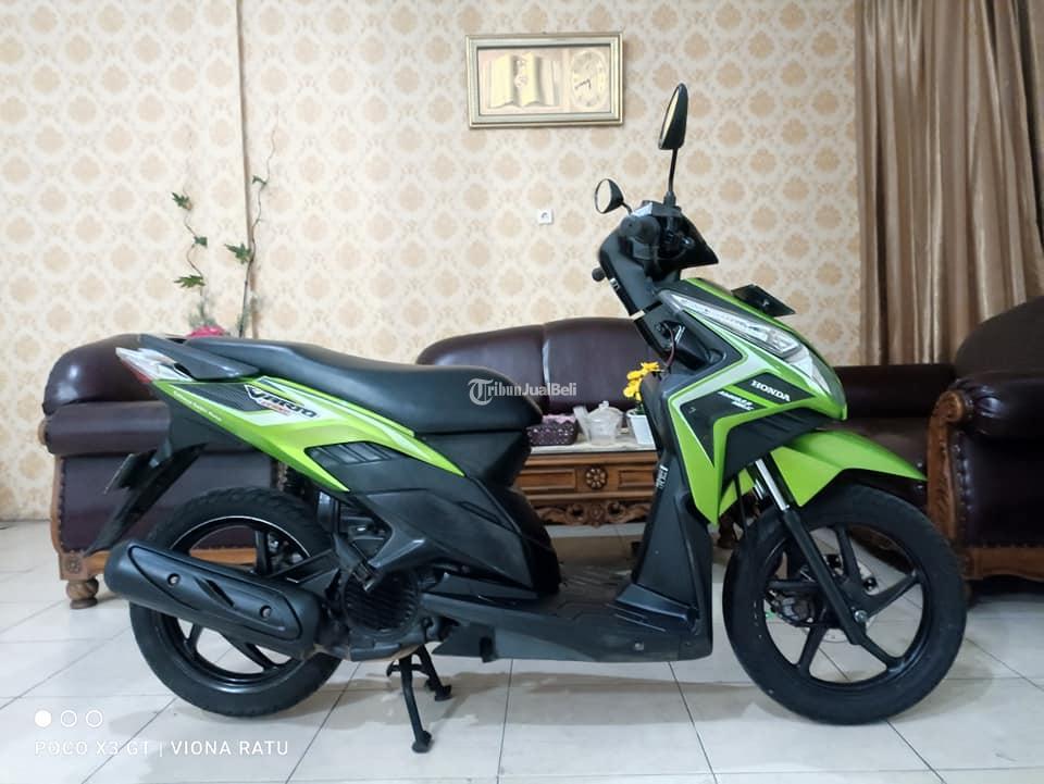 Motor Honda Vario Techno Bekas Tahun Siap Pakai Warna Hijau Surat