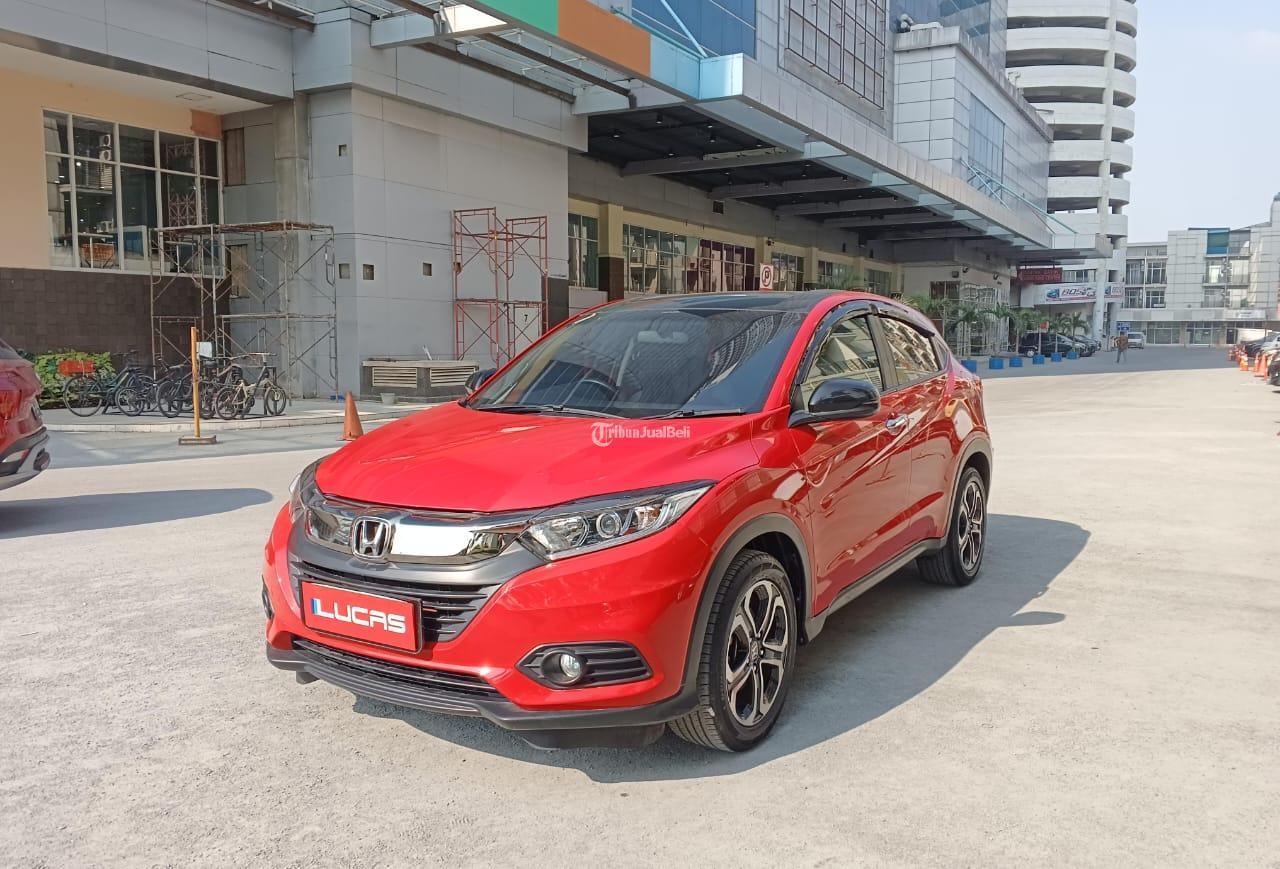 Mobil Bekas Honda Hrv E At Tahun Warna Red Plat Genap Di Jakarta