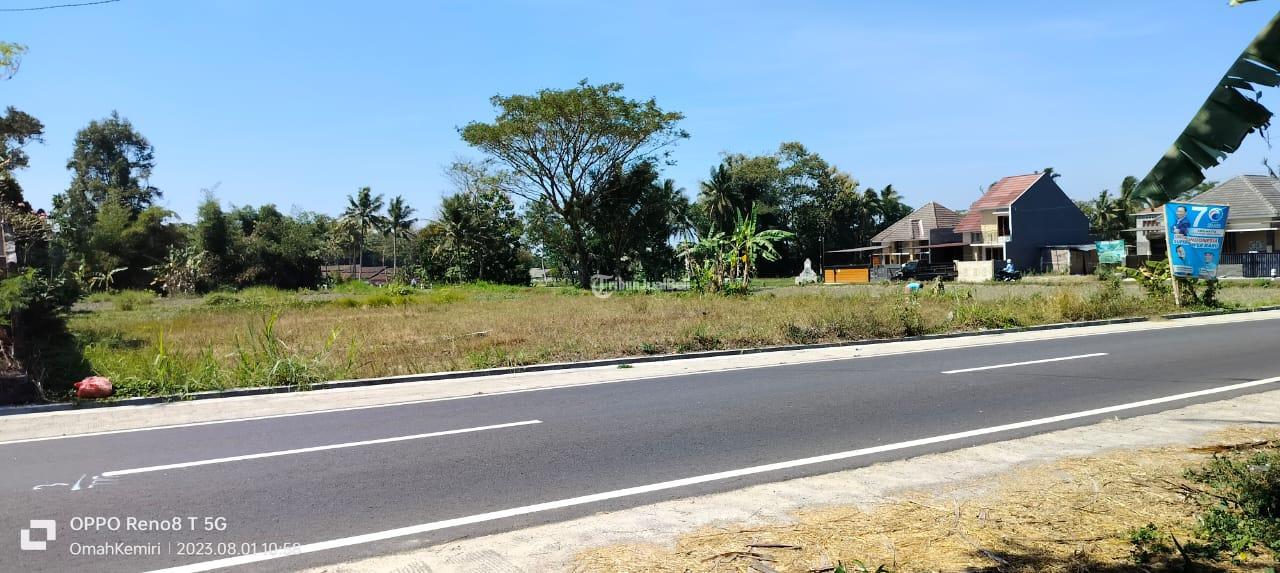 Dijual Tanah Luas 1195m2 Strategis View Sawah Dan Gunung Merapi Di