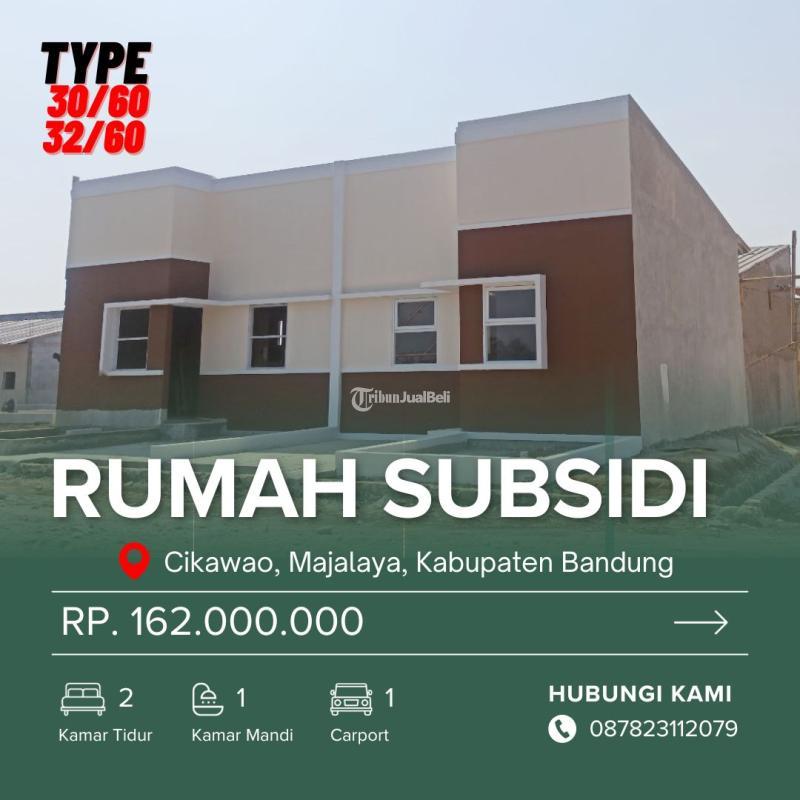 Dijual Rumah Subsidi Majalaya Tipe 30 60 2KT 1KM Readystock Di Bandung