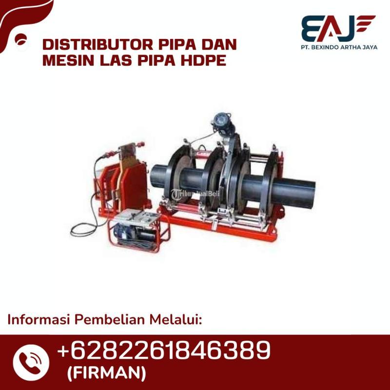 Mesin Penyambung Pipa HDPE SHDS 63di 250mm Manual 4 Clamp Murah Pasti