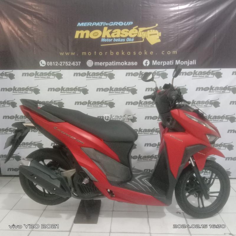 Motor Honda Vario Merah Tahun Bekas Terawat Di Sleman