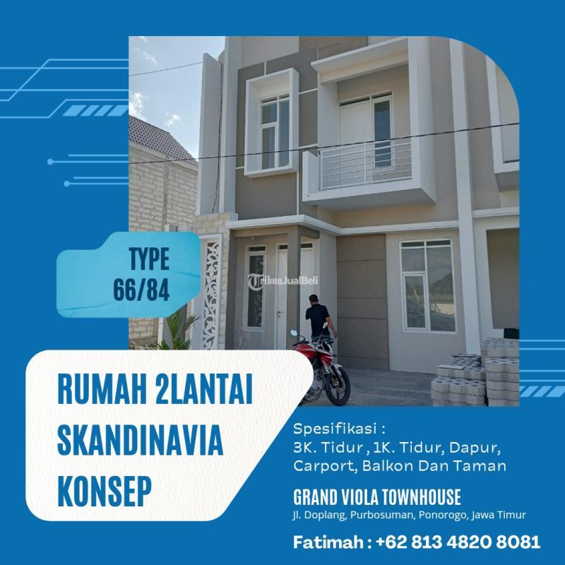 Dijual Rumah Lantai Lt Lb Kt Km Syariah Di Kota Ponorogo Jawa