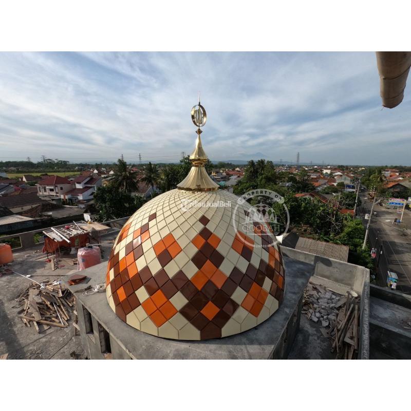 Kubah Masjid Enamel Galvalum GRC Asli Pabrik Bergaransi Resmi Di