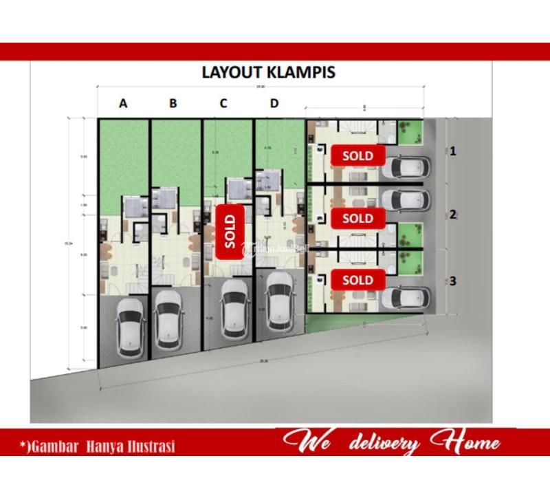 Jual Rumah Baru Lt Lb Kt Km Shm Di Klampis Aji Di Surabaya Jawa