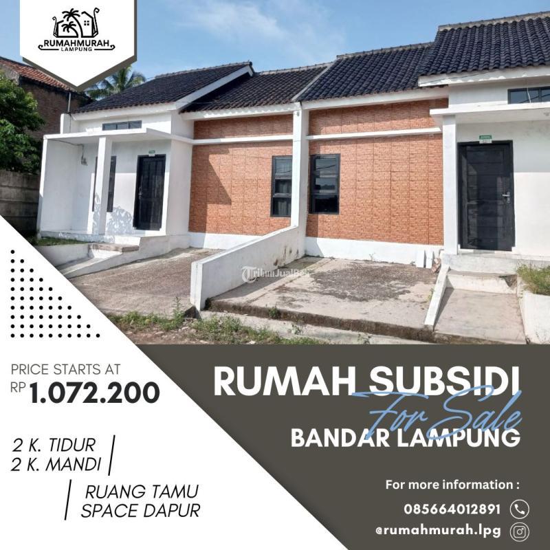 Buruan Dijual Rumah Murah Dp Ringan Di Kota Bandar Lampung Tribun