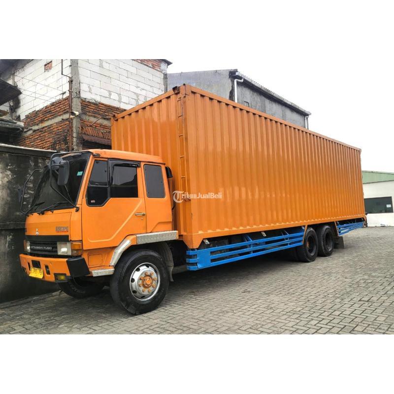 Mitsubishi Fuso Tronton Super Long X Box Besi Bok Bekas Di