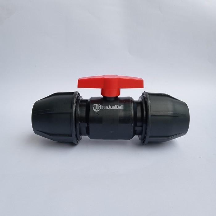 Ball Valve Stop Kran Pipa Hdpe Murah Size 2 Inch Fitting Compression Di